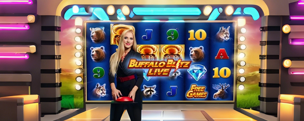 T111 BET Caça-níqueis Buffalo Blitz ao Vivo